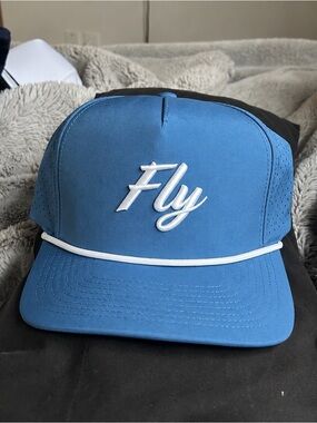 Blue 'Fly' Rope Trucker Hat